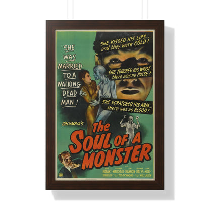 THE SOUL OF A MONSTER 1944 - Framed Movie Poster-16″ x 24″-The Sticker Space