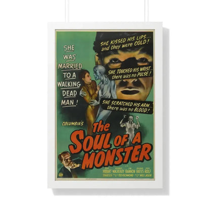 THE SOUL OF A MONSTER 1944 - Framed Movie Poster 20" x 30" White - The Sticker Space