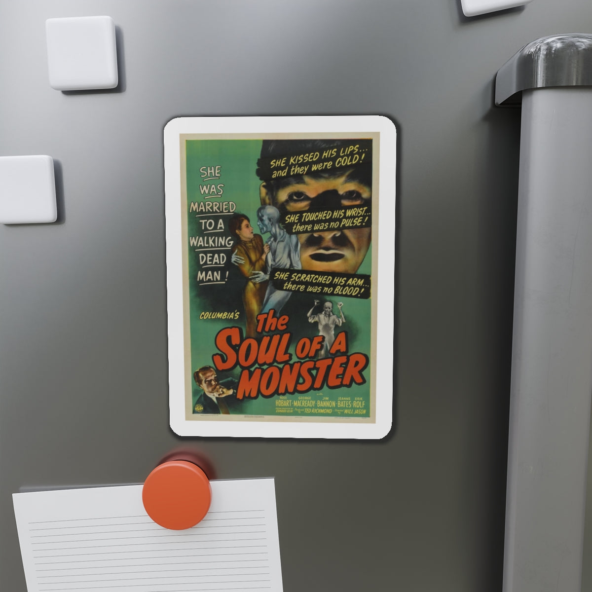 THE SOUL OF A MONSTER 1944 Movie Poster - Refrigerator Magnet