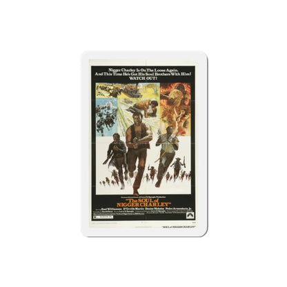The Soul of Nigger Charley 1973 Movie Poster Refrigerator Magnet 2 Inch - The Sticker Space