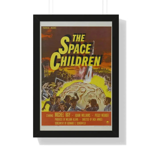 THE SPACE CHILDREN 1958 - Framed Movie Poster 16″ x 24″ Black - The Sticker Space