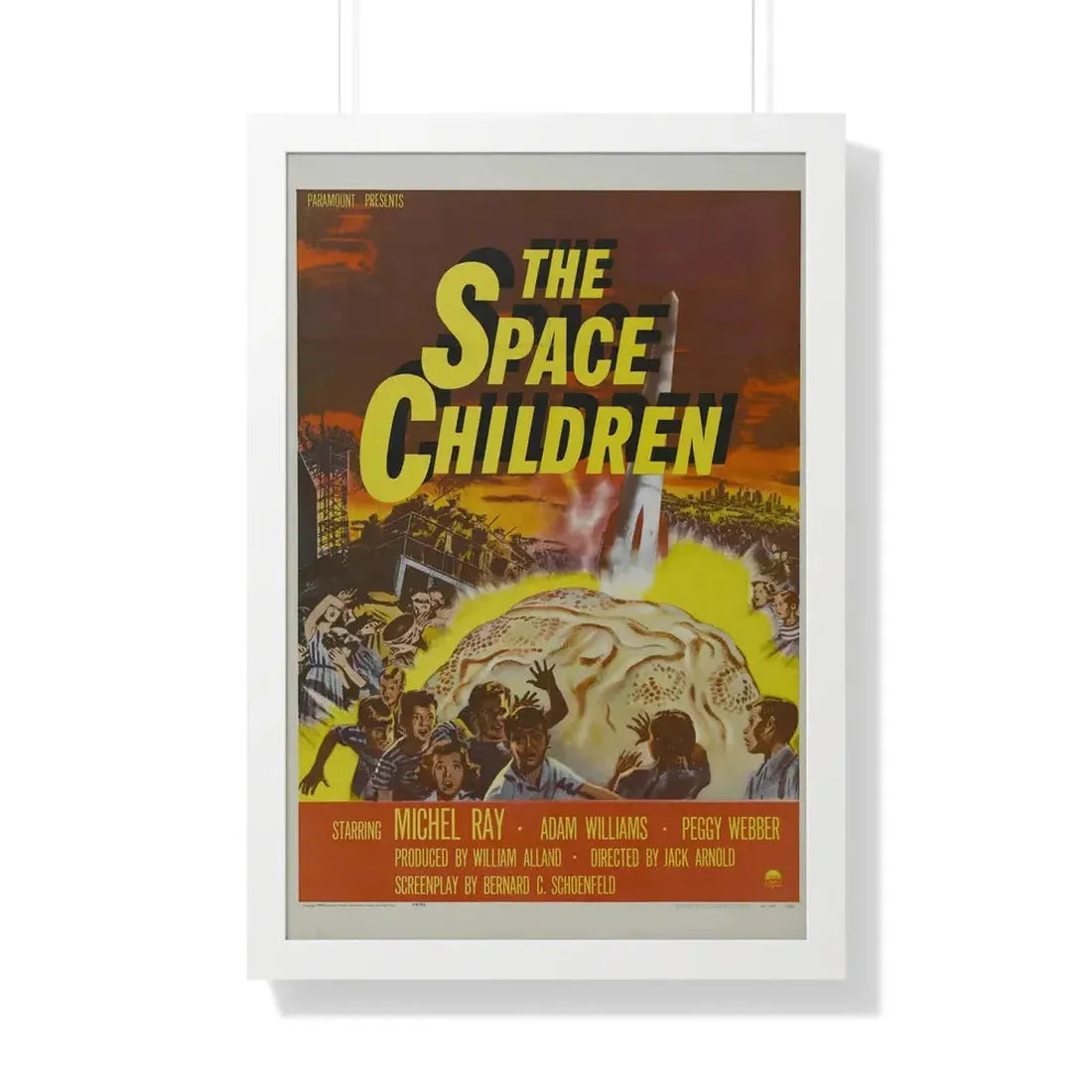 THE SPACE CHILDREN 1958 - Framed Movie Poster 20" x 30" White - The Sticker Space