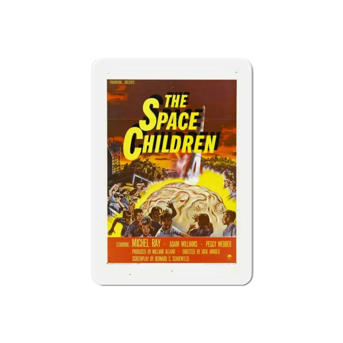 The Space Children 1958 Movie Poster Refrigerator Magnet 2 Inch - The Sticker Space
