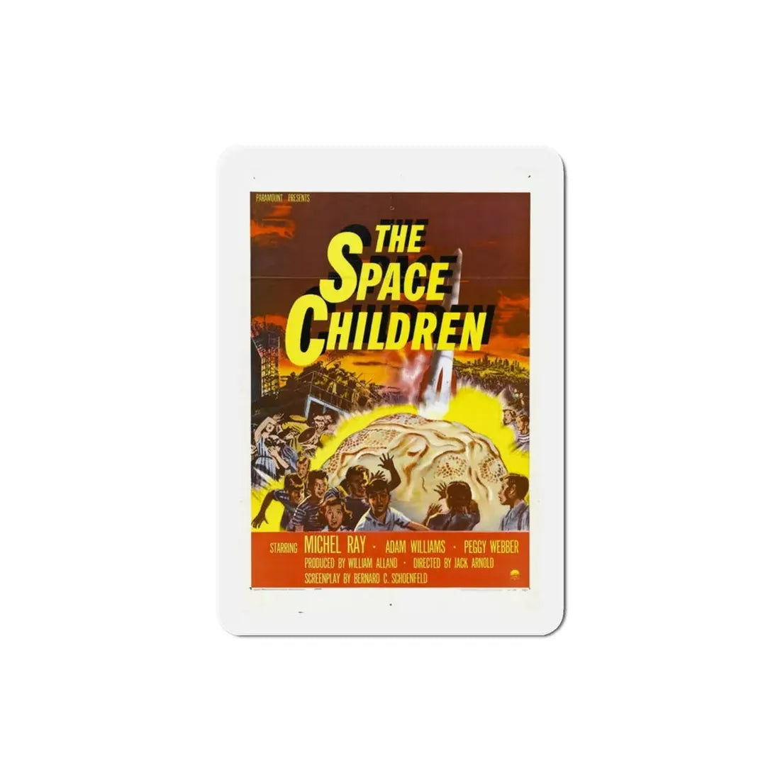 The Space Children 1958 Movie Poster Refrigerator Magnet 3 Inch - The Sticker Space