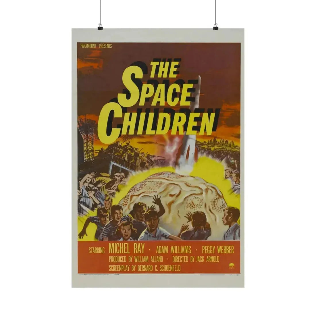 THE SPACE CHILDREN 1958 - Paper Movie Poster 24″ x 36″ Matte - The Sticker Space