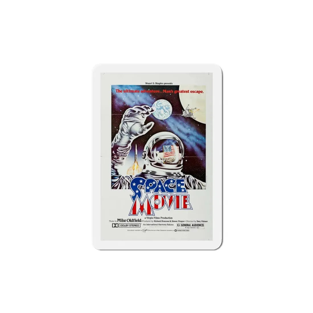 The Space Movie 1980 Movie Poster Refrigerator Magnet 5 Inch - The Sticker Space