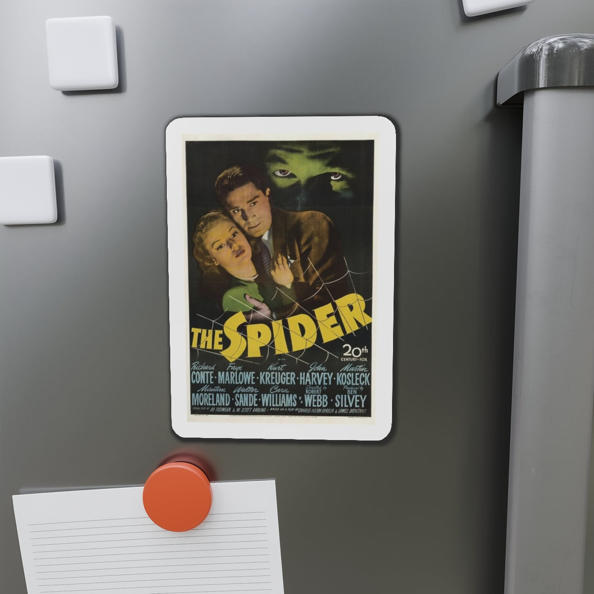 THE SPIDER 1958 Movie Poster - Refrigerator Magnet