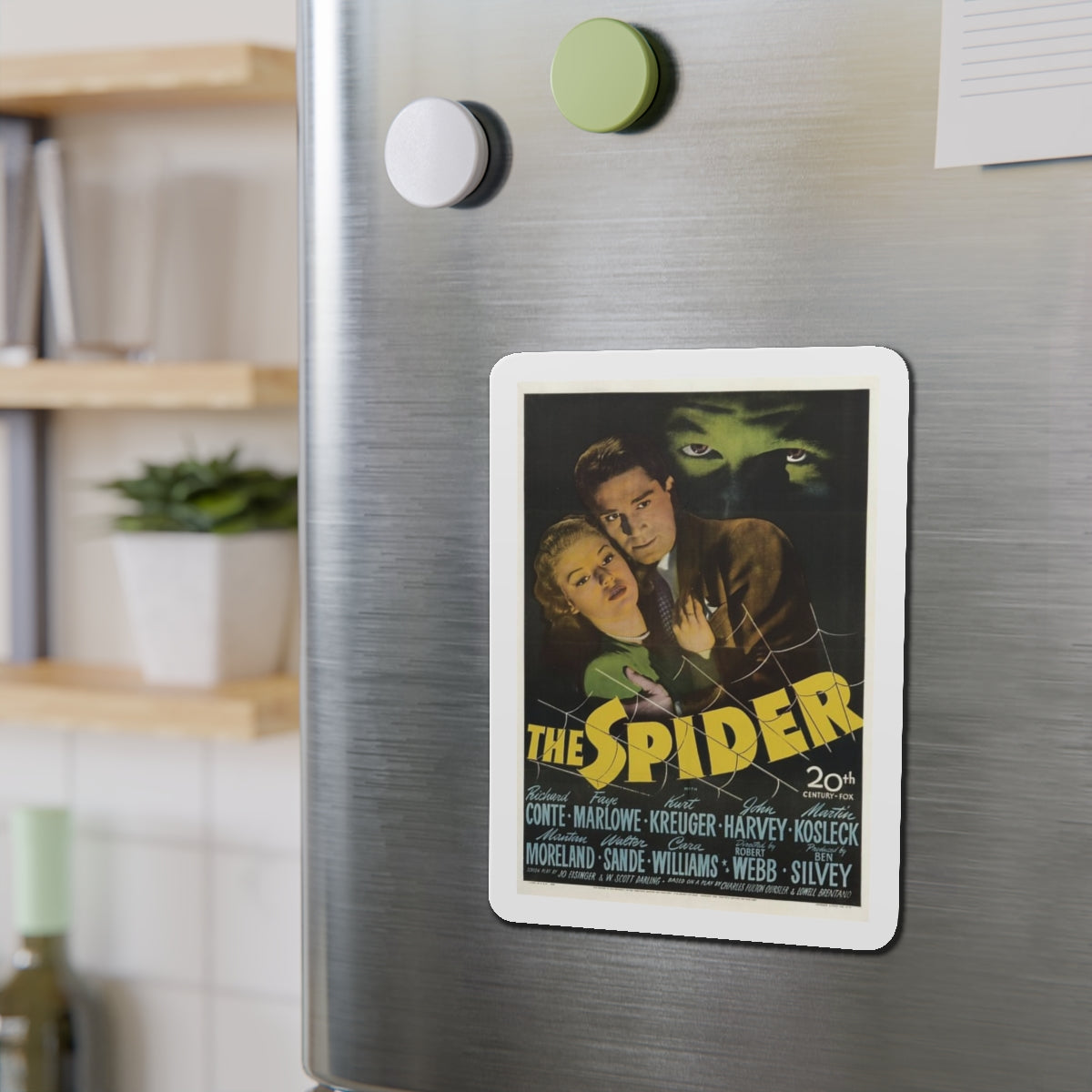 THE SPIDER 1958 Movie Poster - Refrigerator Magnet