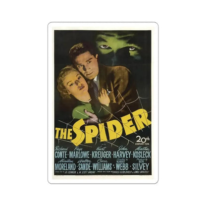 THE SPIDER 1958 Movie Poster - STICKER Vinyl Kiss-Cut Decal 3 Inch White - The Sticker Space