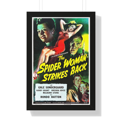 THE SPIDER WOMAN STRIKES BACK 1946 - Framed Movie Poster-16″ x 24″-The Sticker Space