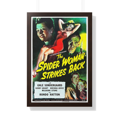 THE SPIDER WOMAN STRIKES BACK 1946 - Framed Movie Poster-20" x 30"-The Sticker Space