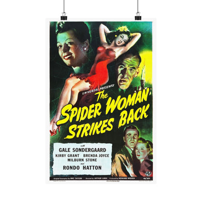 THE SPIDER WOMAN STRIKES BACK 1946 - Paper Movie Poster-12″ x 18″-The Sticker Space