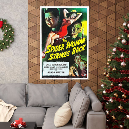 THE SPIDER WOMAN STRIKES BACK 1946 - Paper Movie Poster-The Sticker Space