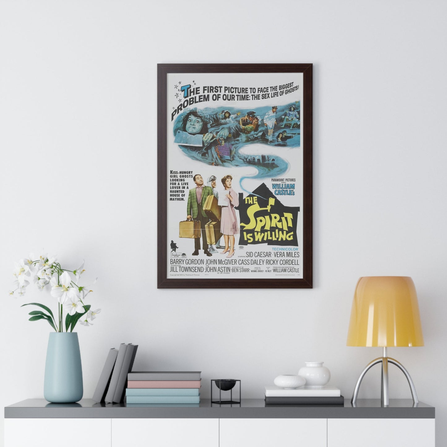 THE SPIRIT IS WILLING 1967 - Framed Movie Poster-The Sticker Space