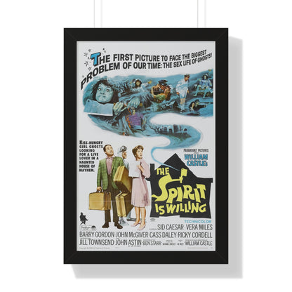 THE SPIRIT IS WILLING 1967 - Framed Movie Poster-16″ x 24″-The Sticker Space