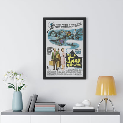 THE SPIRIT IS WILLING 1967 - Framed Movie Poster-The Sticker Space