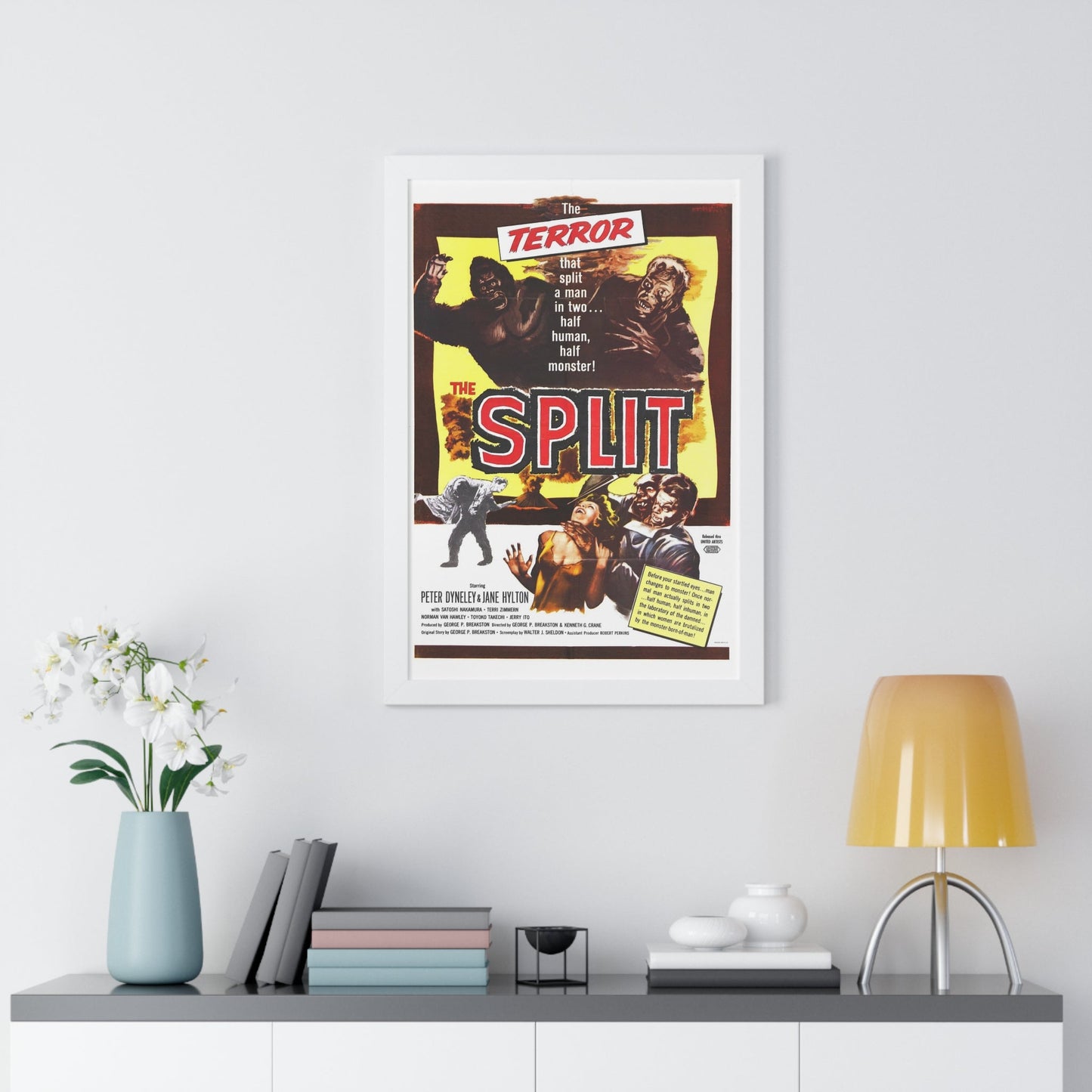 THE SPLIT (THE MANSTER) 1959 - Framed Movie Poster-The Sticker Space