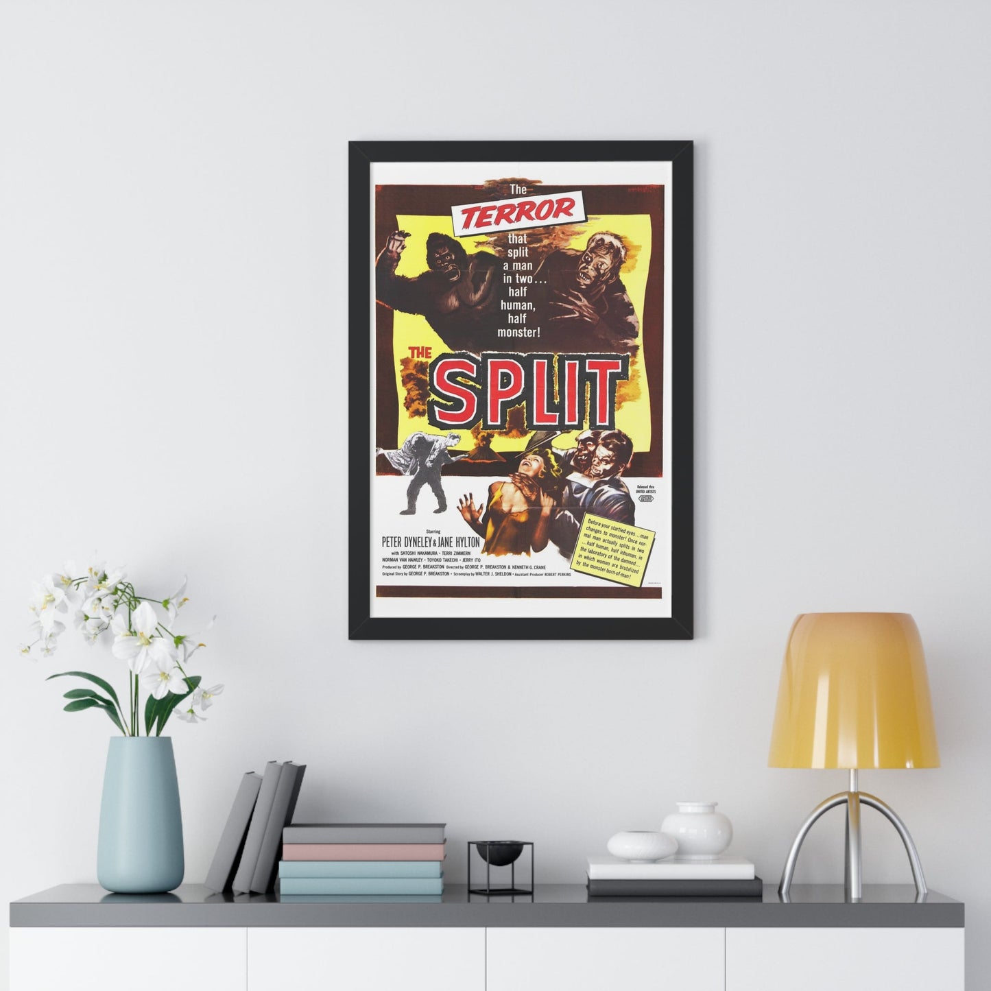 THE SPLIT (THE MANSTER) 1959 - Framed Movie Poster-The Sticker Space