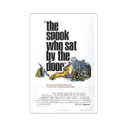 The Spook Who Sat by the Door 1973 Movie Poster - STICKER Vinyl Kiss-Cut Decal 4 Inch White - The Sticker Space