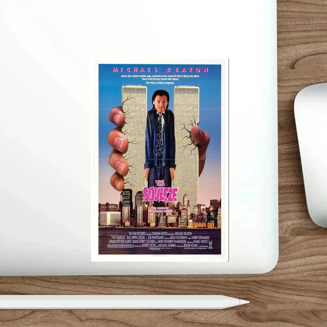 The Squeeze 1987 Movie Poster STICKER Vinyl Die-Cut Decal - The Sticker Space