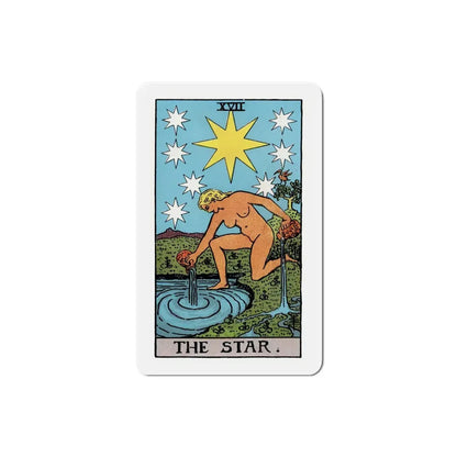 The Star (Tarot Card) Refrigerator Magnet 4 Inch - The Sticker Space