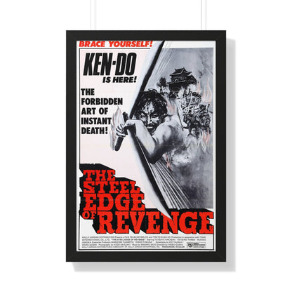 THE STEEL EDGE OF REVENGE 1969 - Framed Movie Poster-20" x 30"-The Sticker Space