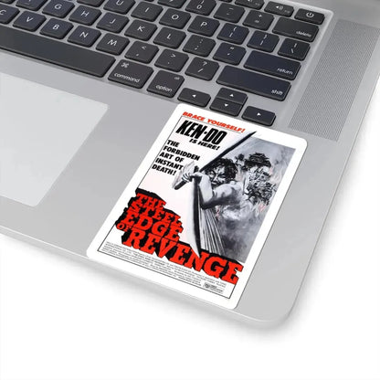 THE STEEL EDGE OF REVENGE 1969 Movie Poster - STICKER Vinyl Kiss-Cut Decal - The Sticker Space
