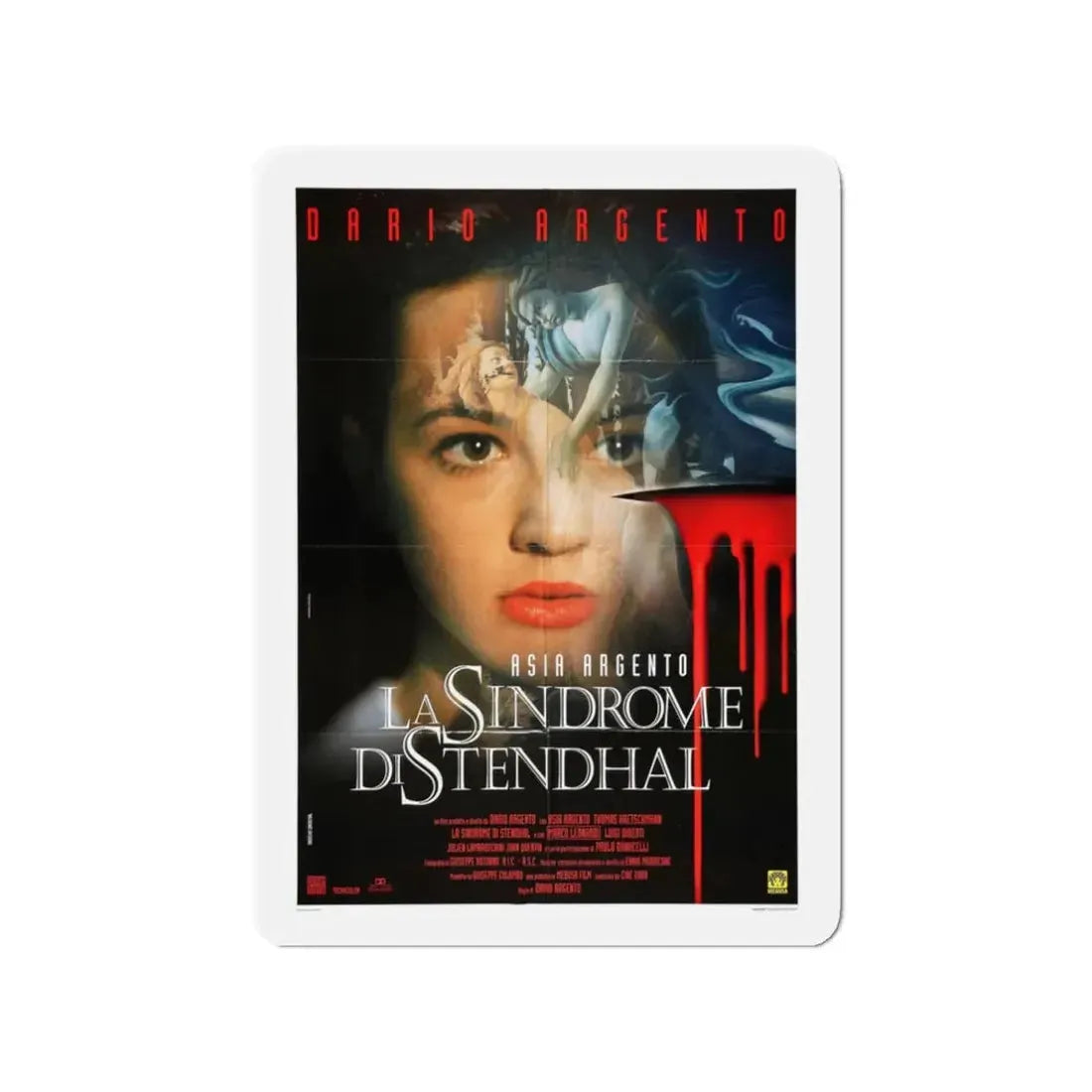 THE STENDHAL SYNDROME (2) 1996 Movie Poster - Refrigerator Magnet 3 Inch - The Sticker Space