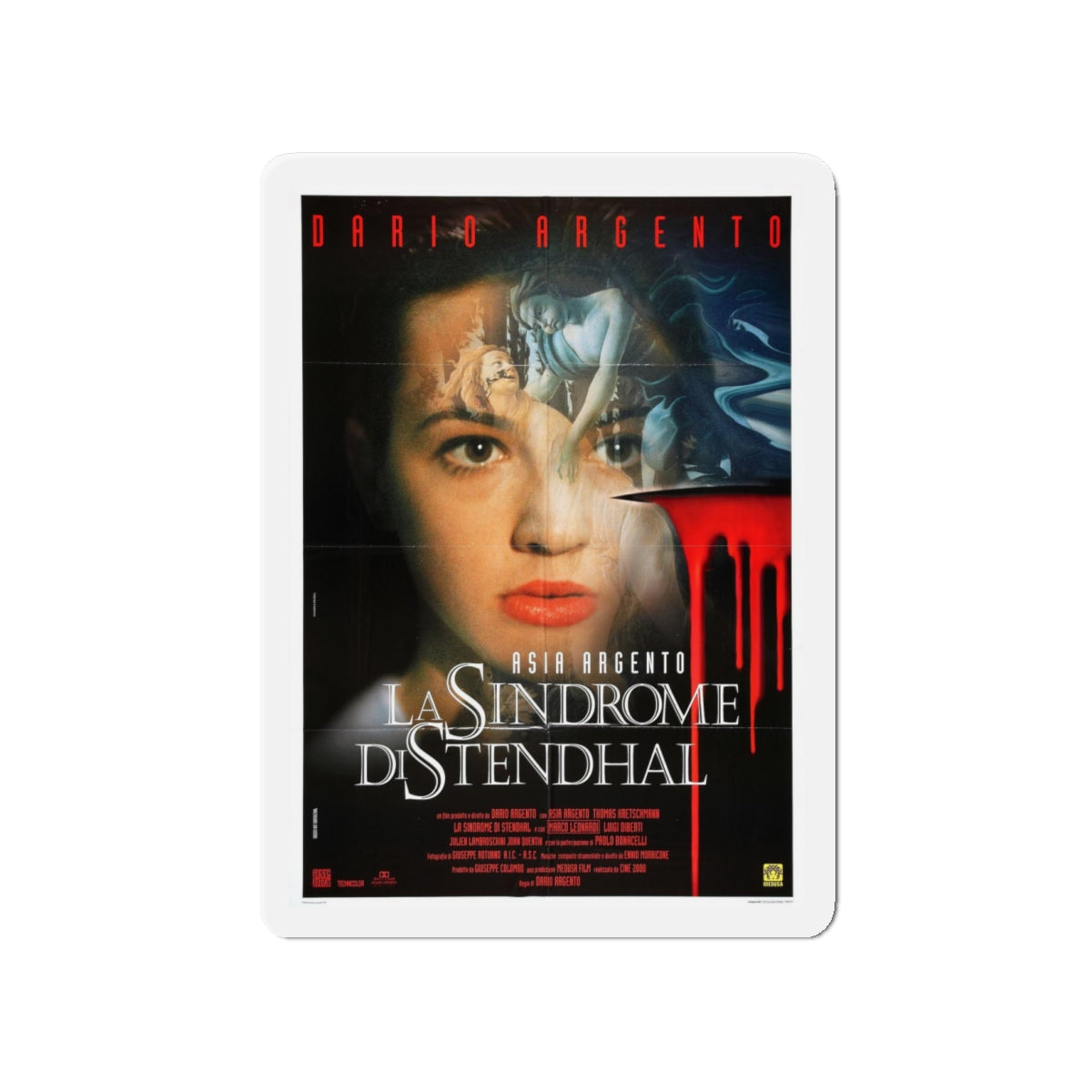 THE STENDHAL SYNDROME (2) 1996 Movie Poster - Refrigerator Magnet-4 Inch-The Sticker Space