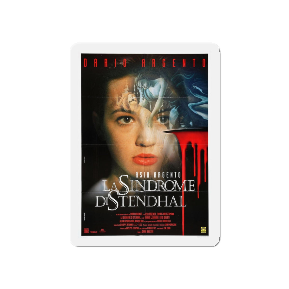 THE STENDHAL SYNDROME (2) 1996 Movie Poster - Refrigerator Magnet-5 Inch-The Sticker Space