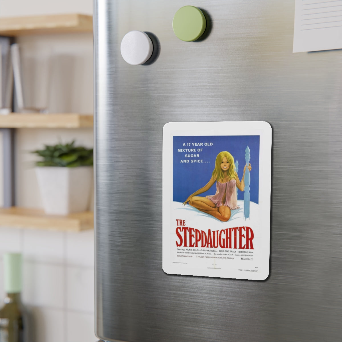 THE STEPDAUGHTER (AND WHEN SHE WAS BAD...) 1973 Movie Poster - Refrigerator Magnet