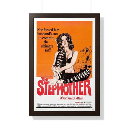 THE STEPMOTHER 1972 - Framed Movie Poster 20" x 30" Walnut - The Sticker Space