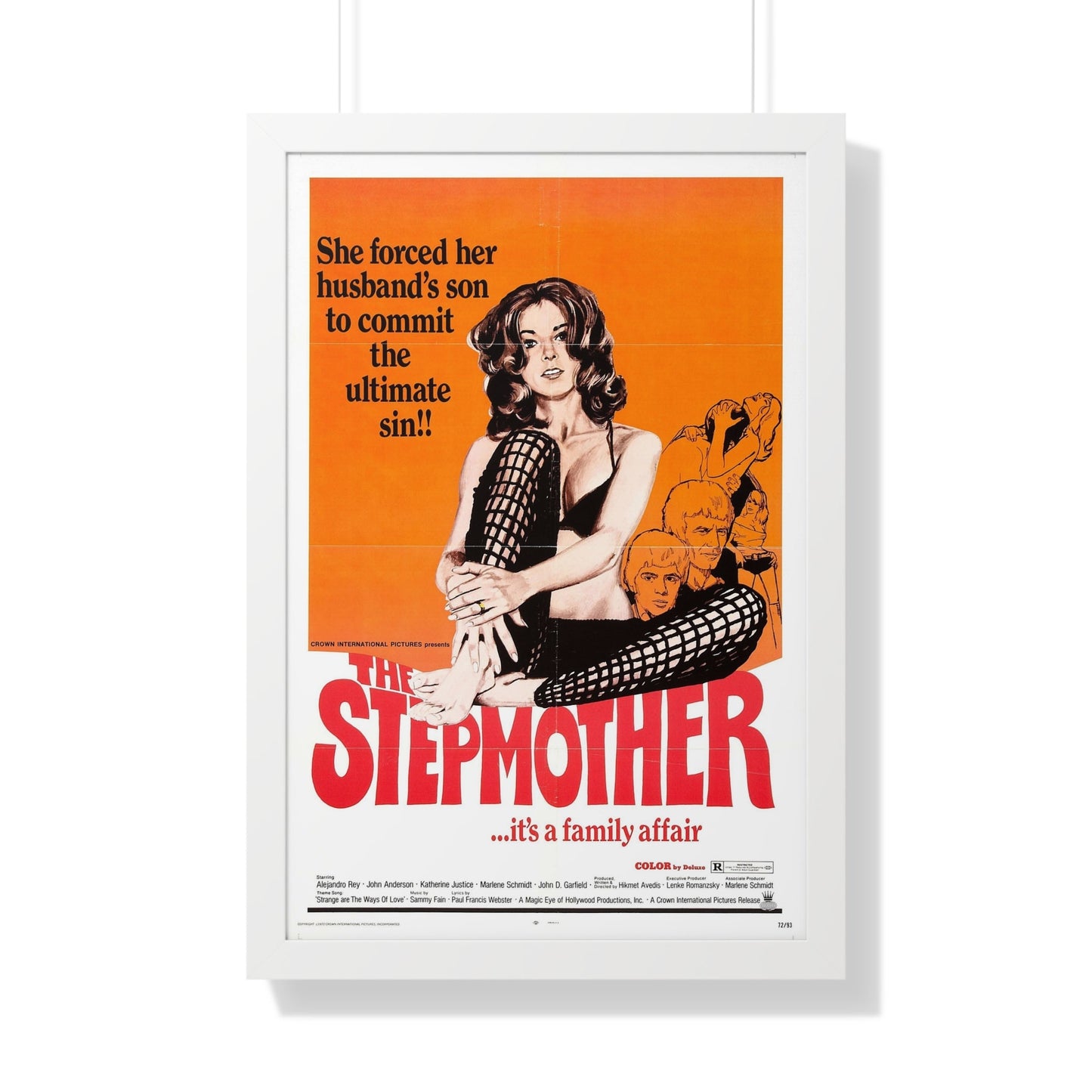 THE STEPMOTHER 1972 - Framed Movie Poster-20" x 30"-The Sticker Space