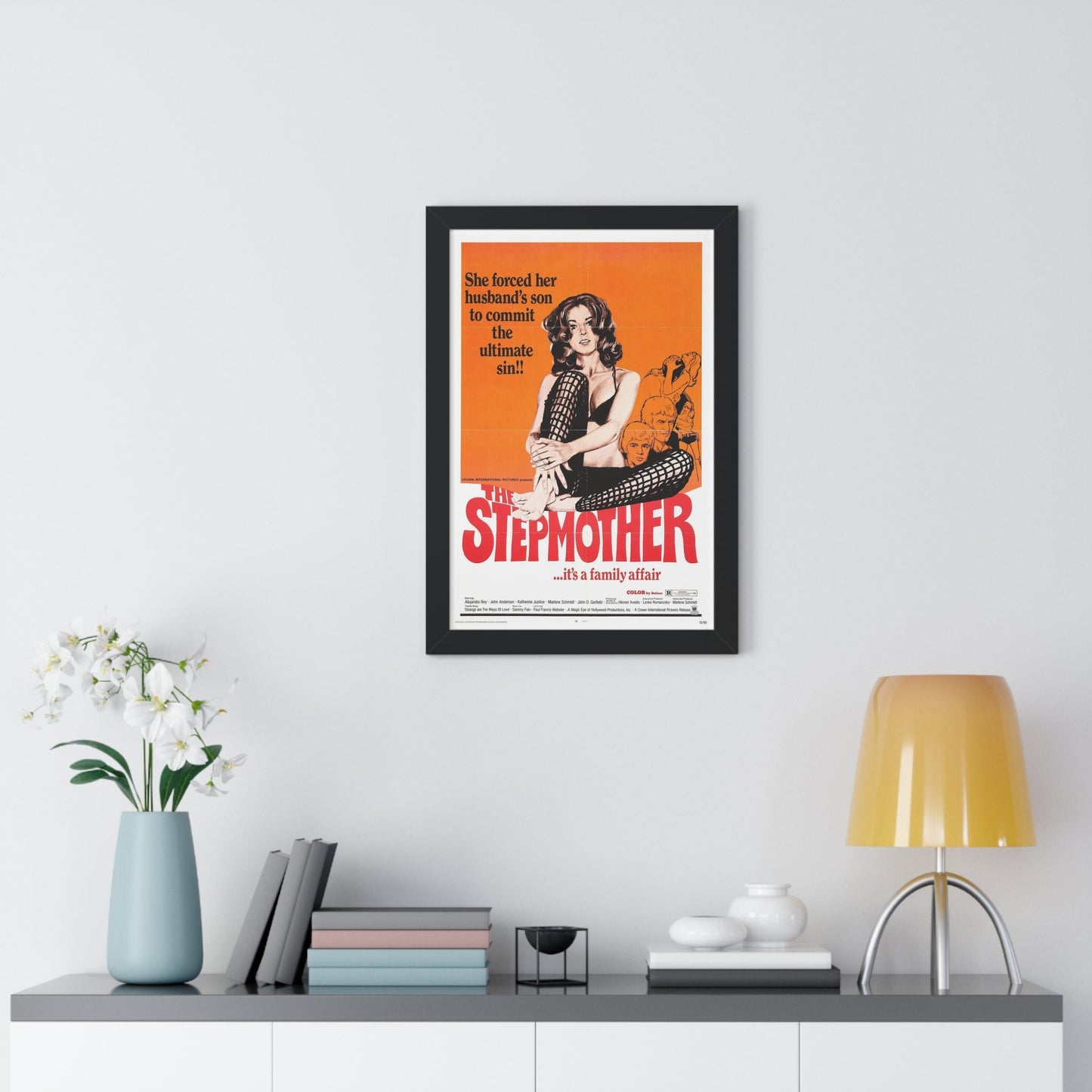 THE STEPMOTHER 1972 - Framed Movie Poster-The Sticker Space