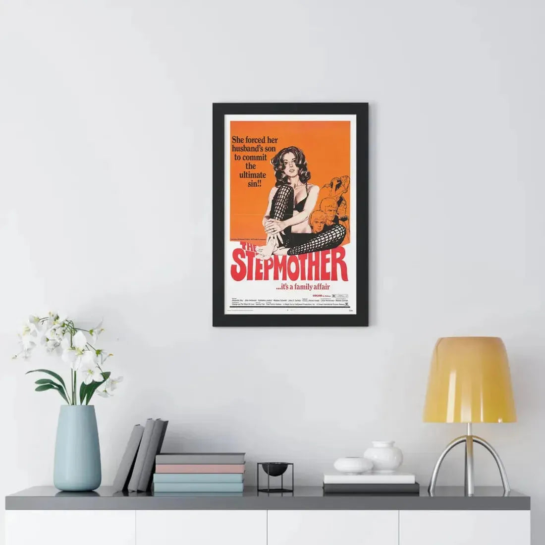 THE STEPMOTHER 1972 - Framed Movie Poster - The Sticker Space