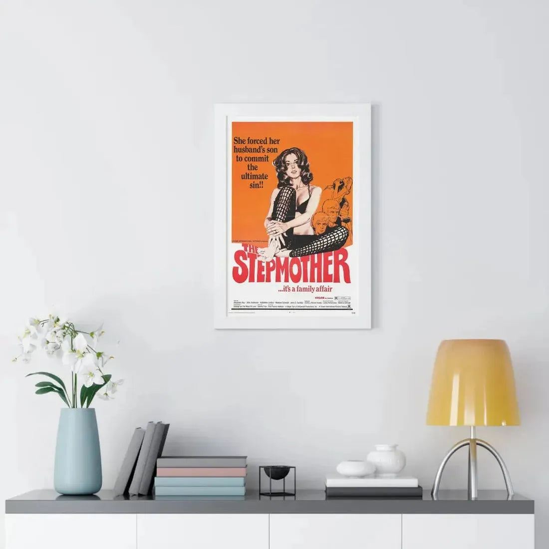 THE STEPMOTHER 1972 - Framed Movie Poster - The Sticker Space