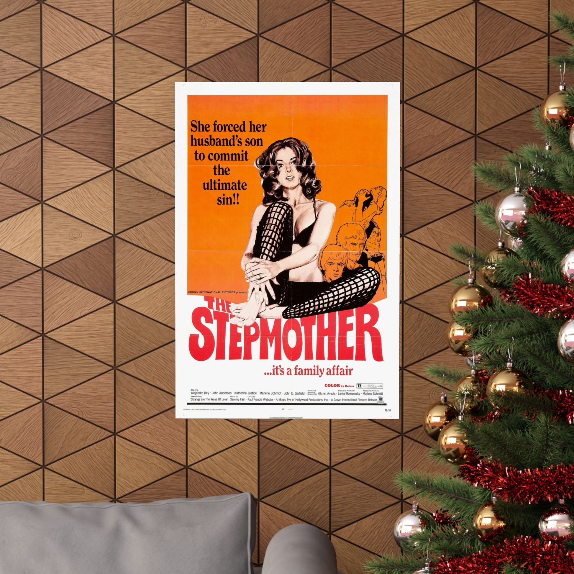 THE STEPMOTHER 1972 - Paper Movie Poster-The Sticker Space