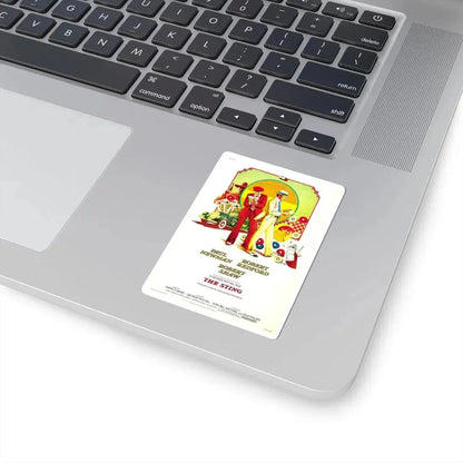 The Sting 1973 2 Movie Poster - STICKER Vinyl Kiss-Cut Decal - The Sticker Space