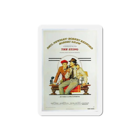 The Sting 1973 Movie Poster Refrigerator Magnet 2 Inch - The Sticker Space