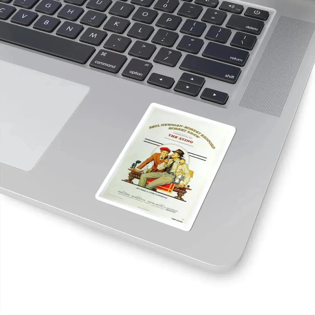 The Sting 1973 Movie Poster - STICKER Vinyl Kiss-Cut Decal - The Sticker Space