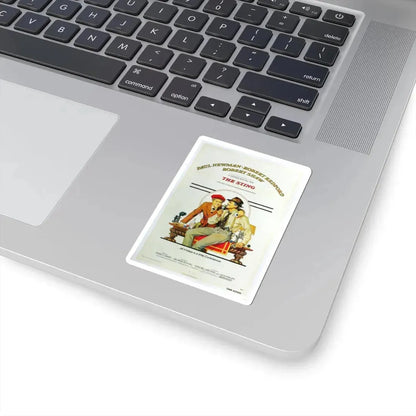 The Sting 1973 Movie Poster - STICKER Vinyl Kiss-Cut Decal - The Sticker Space