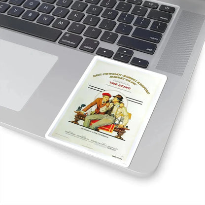 The Sting 1973 Movie Poster - STICKER Vinyl Kiss-Cut Decal - The Sticker Space