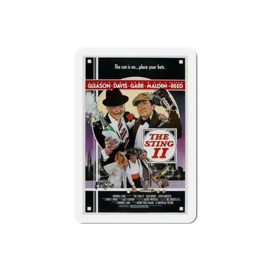 The Sting II 1983 Movie Poster Refrigerator Magnet 2 Inch - The Sticker Space
