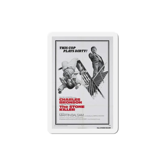 The Stone Killer 1973 Movie Poster Refrigerator Magnet 3 Inch - The Sticker Space