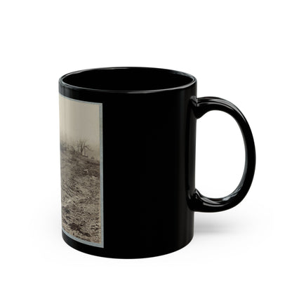 The Stone-Wall At Foot Of Marye's Heights Held By Cobb's Brigade, C.S.A., Dec. 13, 1862(2) (U.S. Civil War) Black Coffee Mug-The Sticker Space