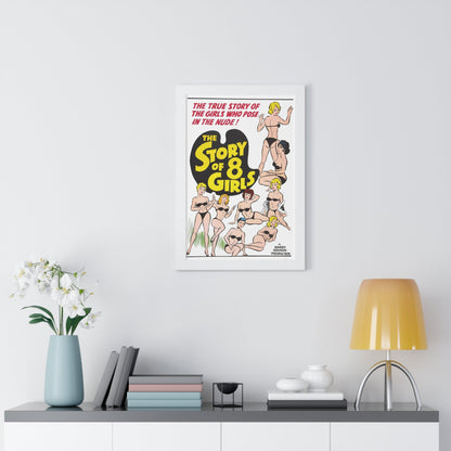 THE STORY OF 8 GIRLS 1965 - Framed Movie Poster-The Sticker Space