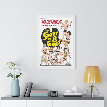 THE STORY OF 8 GIRLS 1965 - Framed Movie Poster-The Sticker Space