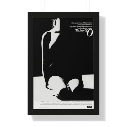 THE STORY OF O 1975 - Framed Movie Poster 16″ x 24″ Black - The Sticker Space