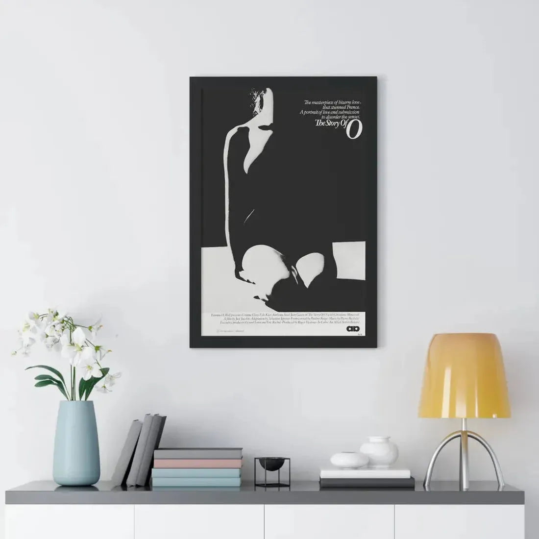 THE STORY OF O 1975 - Framed Movie Poster - The Sticker Space