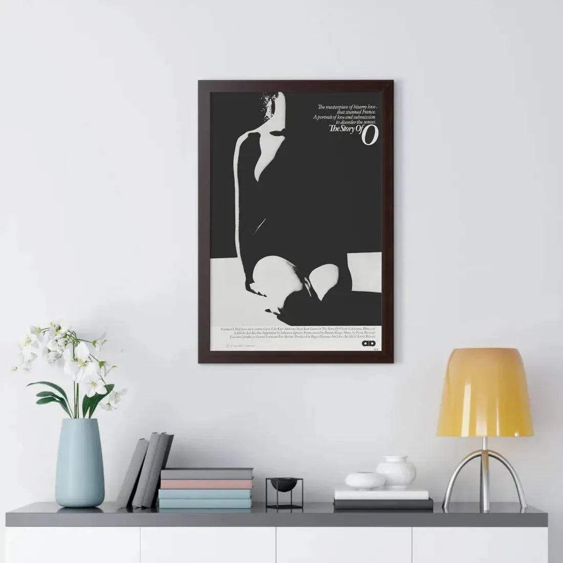 THE STORY OF O 1975 - Framed Movie Poster - The Sticker Space